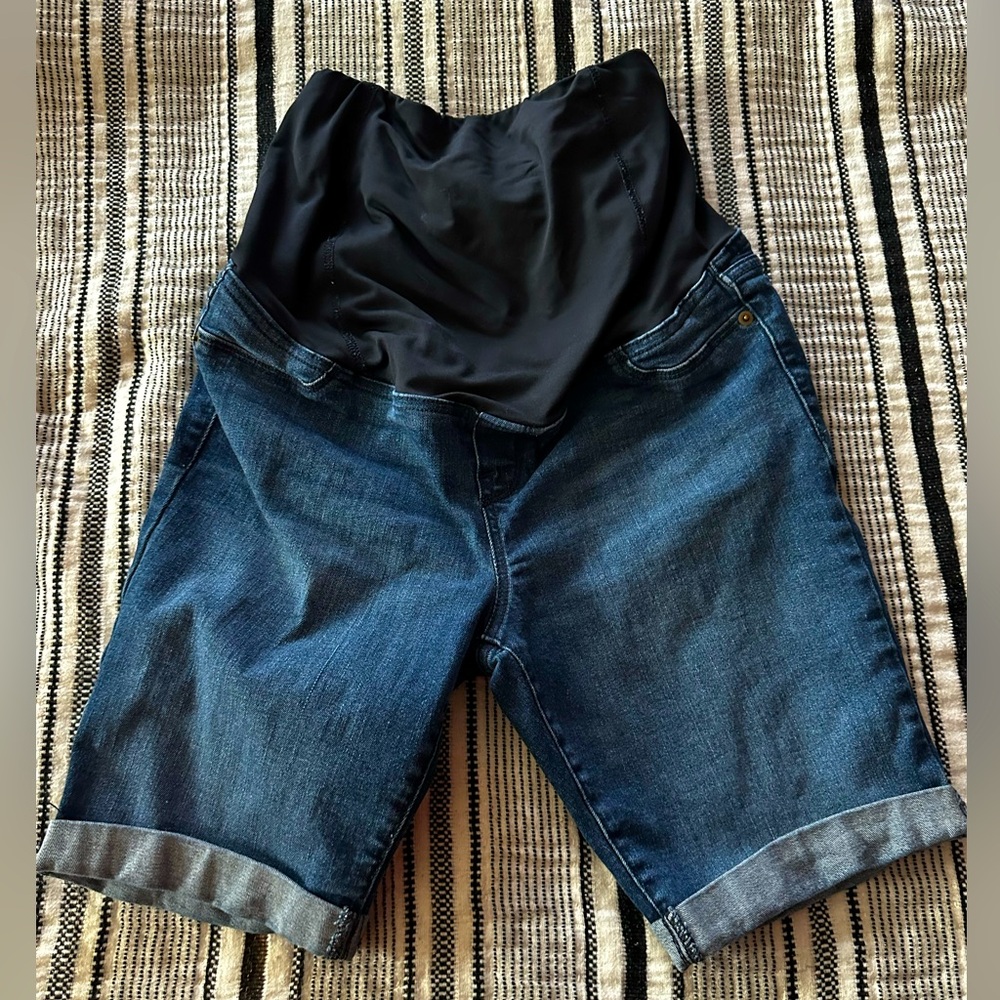 Isabel Maternity Denim Shorts